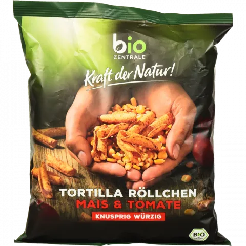 Чипси Bio Zentrale 125 г Тортильї з томатами органіч.