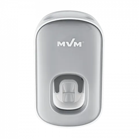 MVM Диспенсер для зубн.пасти ВР-24, клейкий, білий/сірий 7415