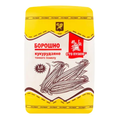 Борошно Сто пудів 1 кг кукурудзяне