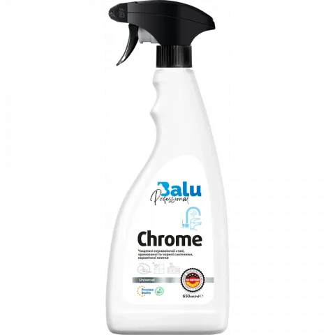 Засіб BALU 650 мл д/чищення нержавіючої сталі та хрому Chrome