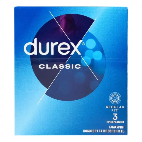 Презервативи Durex 3 шт. Classic