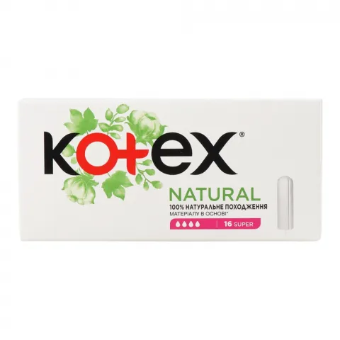 Тампони Kotex 16 шт. Супер Natural