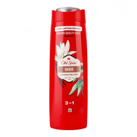 Гель д/душу Old Spice 400 мл + Шамп. 3в1 Оазис з ароматом димної ванілі