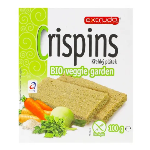 Хлібці Crispins 100 г з овочами Органічні
