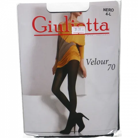 Колготи жін. Giulietta Velour 70 Nero 4