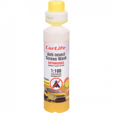 Очисник скла літній Anti-insect Screen-Wash 250 мл Citrus 1:100