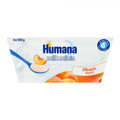 Продукт кисломол. Humana 400 г персик