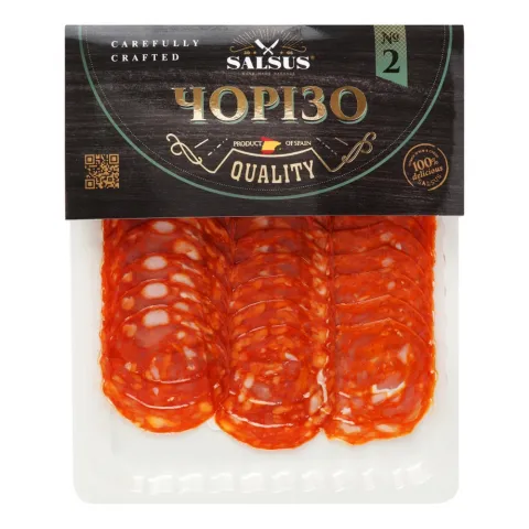 Ковб Salsus Чорізо 100 г с/в в/ґ в/п нар.