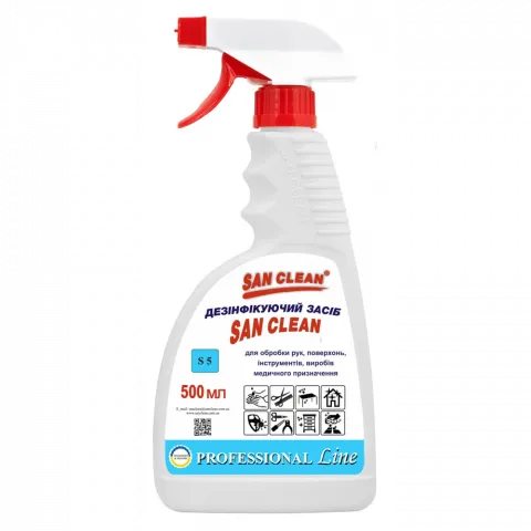 Засіб Сан Клін 500 мл Дезінфікуючий д/обробки поверхонь