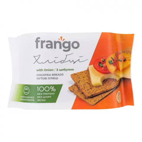 Хлібці Frango 100 г нутові з цибулею