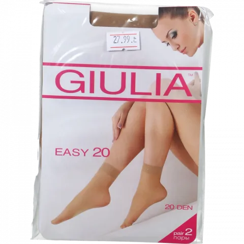 Шкарпетки жін. Giulia 2 пари Easy 20 Top Comfort Visone 5