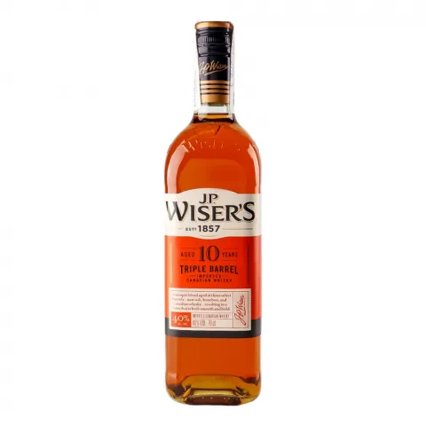 Віскі J.P. Wiser`s Tripple Barrel 0,7 л 10 років