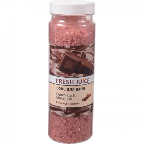 Сіль д/ванн Fresh Juice 700 г Chocolate and Cinnamon