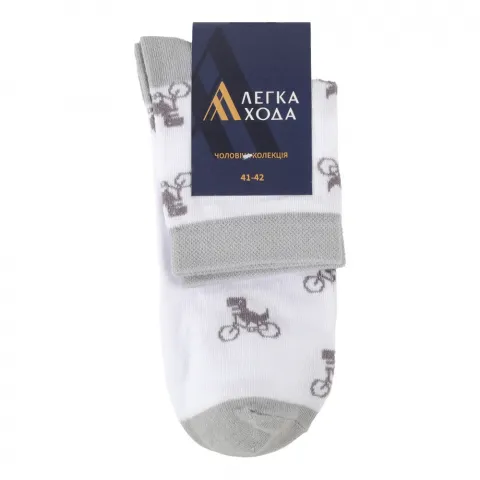Шкарпетки чол. Легка Хода 6483 27 білий