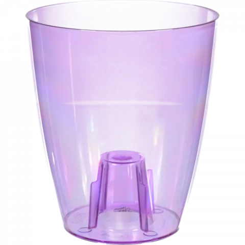 Горщик д/квітів PP COUBI Orchid 16 см фіолетовий DUOW160P-CPRB И035 (Польща)