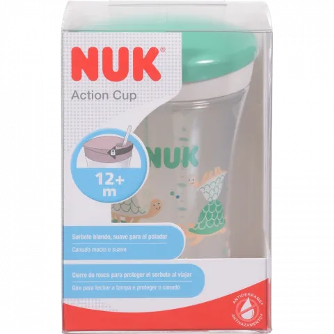 Поїльник Nuk 230 мл Evolution Action Cup нейтральна