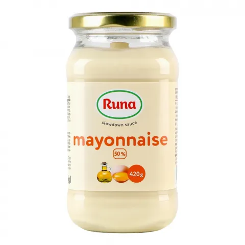 Майонез Руна 420 г скл. 50