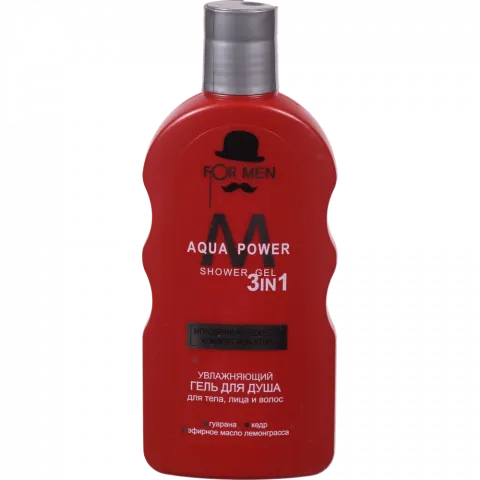 Гель д/душу For Men 200 мл 3в1 Aqua Power