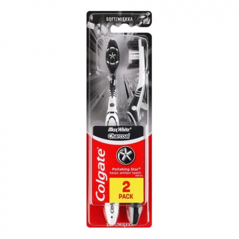 Зуб. щіткаColgate Макс Блискз Вугіллям 2 шт.