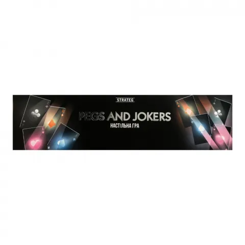 Ігра Настільна Pegs and Jokers Strateg укр. 30348