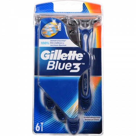 Станок д/гоління Gillette Блю3 6 шт. одноразовий