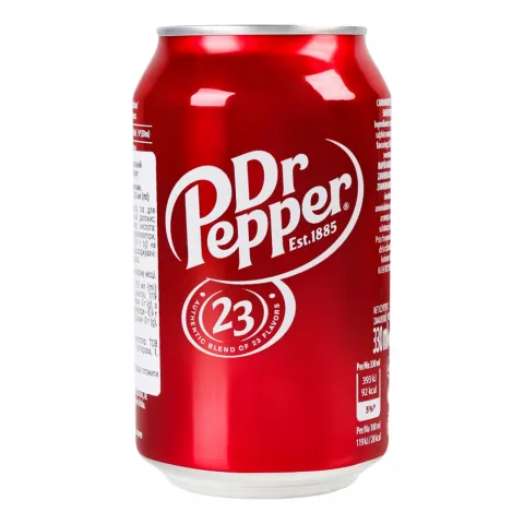 Напій б/алк. Dr.Pepper 0,33 л з/б газ. (Польща) И009