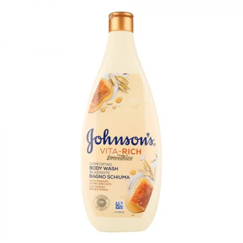 Гель д/душу Johnson`s Body Care Vita-Rich 750 мл Доглядаючий з йогуртом, вівсом і медом