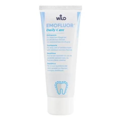 Зуб. паста Dr. Wild 75 мл Emofluor Daily Care зі стабілізованим фторидом олова