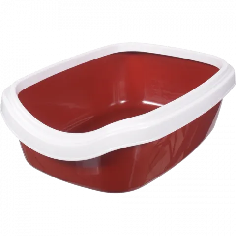 Туалет д/кішок Природа Comfort M 41х30х13,5 бордо
