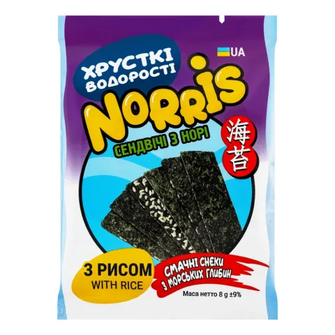 Сендвічз норі Norris 8 г з рисом