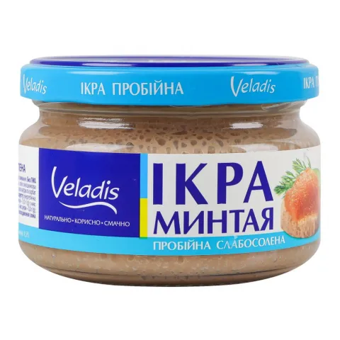 Ікра Минтая Веладіс 180 г Пробійна