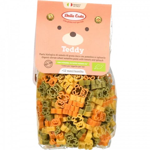 Макарони Dalla Costa 200 г Baby Teddy tricolor Bio