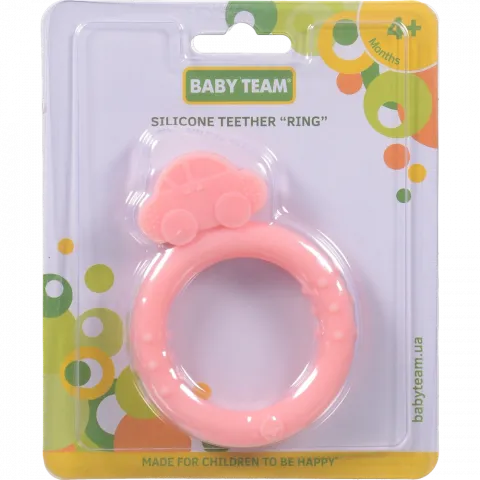 Прорізувач Baby Team силікон. Кільце 4009