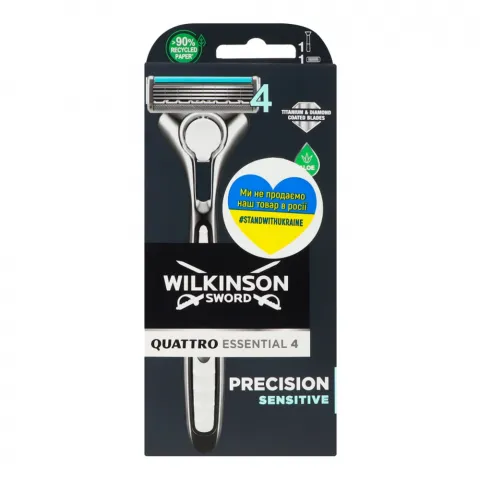 Станок д/гоління Wilkinson Quattro Titanium Sensitive 1+1 шт.