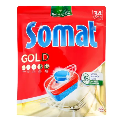 Таблетки д/посудом. машин Somat 34/36 шт. Голд