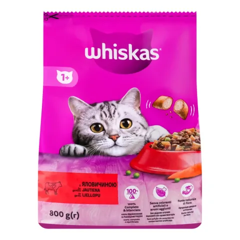 Корм д/котів Віскас 800 г Яловичина
