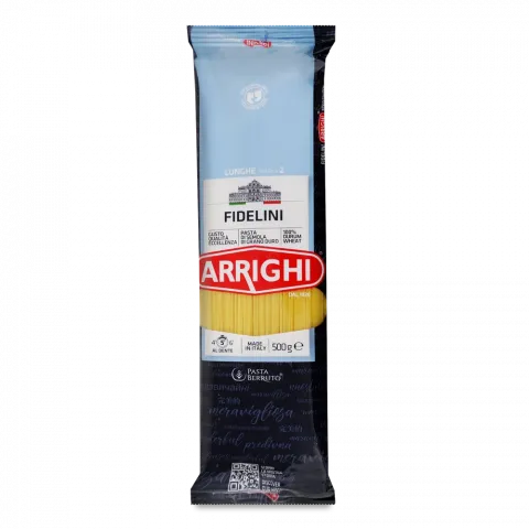 Макарони Arrighi 500 г 2 Фіделіні (Італія)