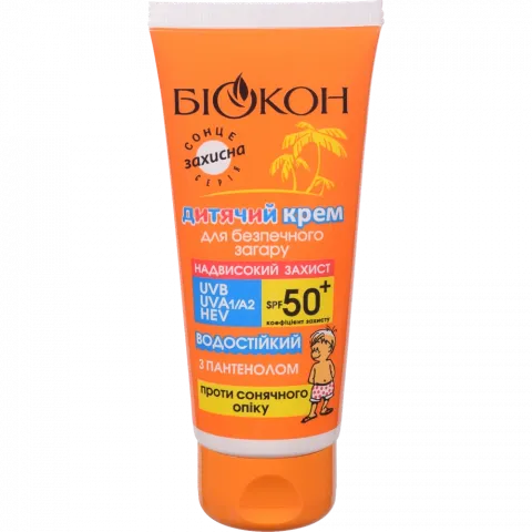 Крем Біокон 90 мл дит. д/безпечної засмаги SPF-50+