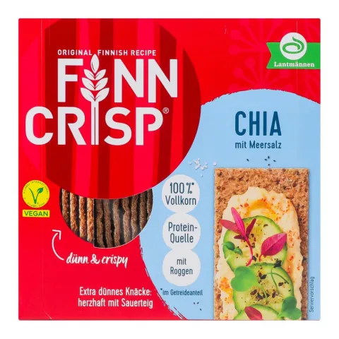 Хлібці Finn Crisp 195 г запечені з чіа та морською сіллю