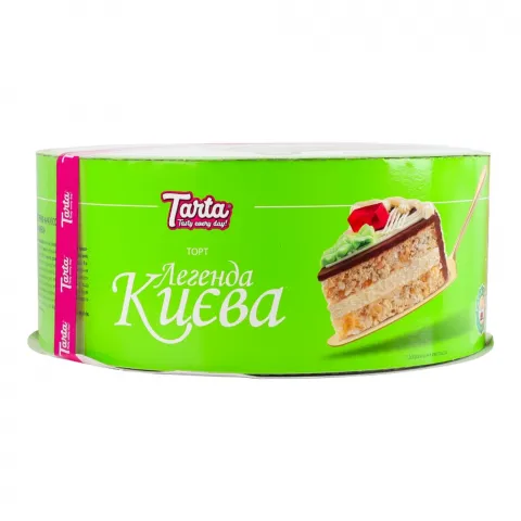 Торт Tarta 450 г Легенда Києва повітряно-арахісовий