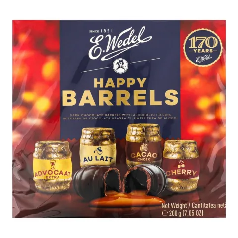 Цукерки Wedel Happy Barrels 200 г класичні