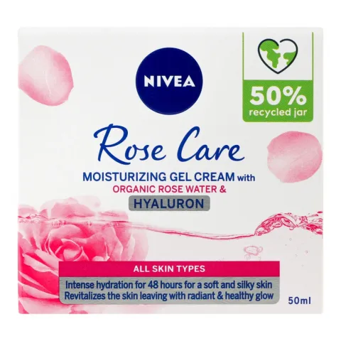 Гель-крем Nivea 50 мл Зволожуючий Rose Touch
