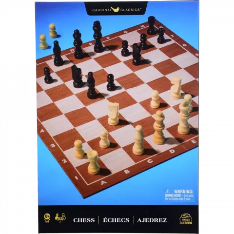 Ігровий набір настільний Spin Master Games Шахи деревяні фігури SM98367/6065339