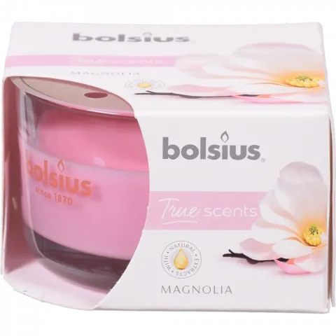 Свіча Bolsius в скл. аром. 50/80 True Scents Магнолія, 13 год., арт. 101925256704