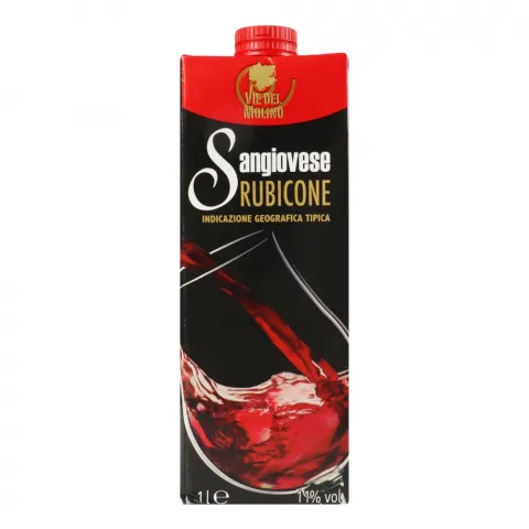 Вино Rubicone Via Del Molino Sangiovese 1 л т/пак 11 (Італія)