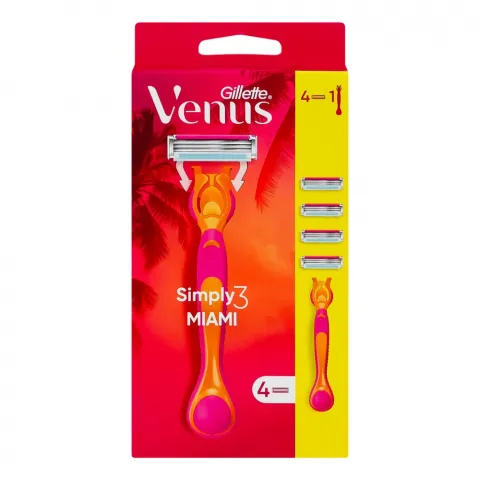 Станок д/гоління Gillette Simply Venus Miami Vibes 4 картр.