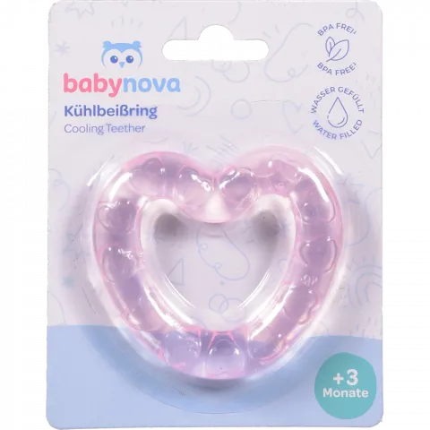 Кільце зубне BABY-NOVA Охолоджуюче Серце і зірка