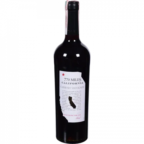 Вино 770 Miles Cabernet Sauvignon 0,75 л сух. червон.