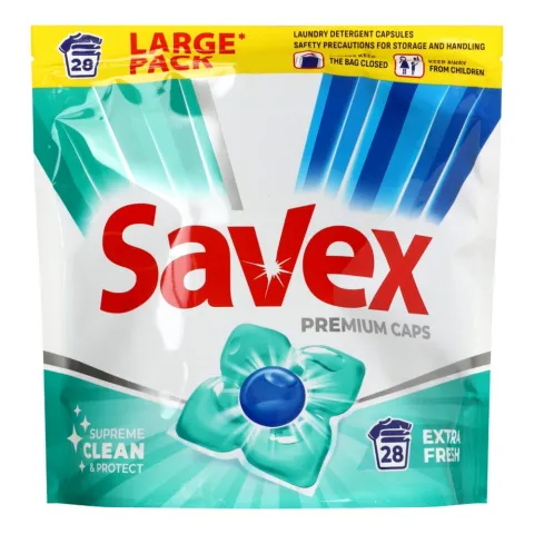 Гель д/прання Savex авт. в розч. кап. 2 in 1 Fresh 25/28 шт. И776/896