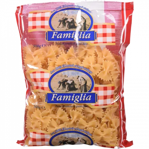 Макарони Famiglia 500 г Farfalle/бантики (Греція) И566